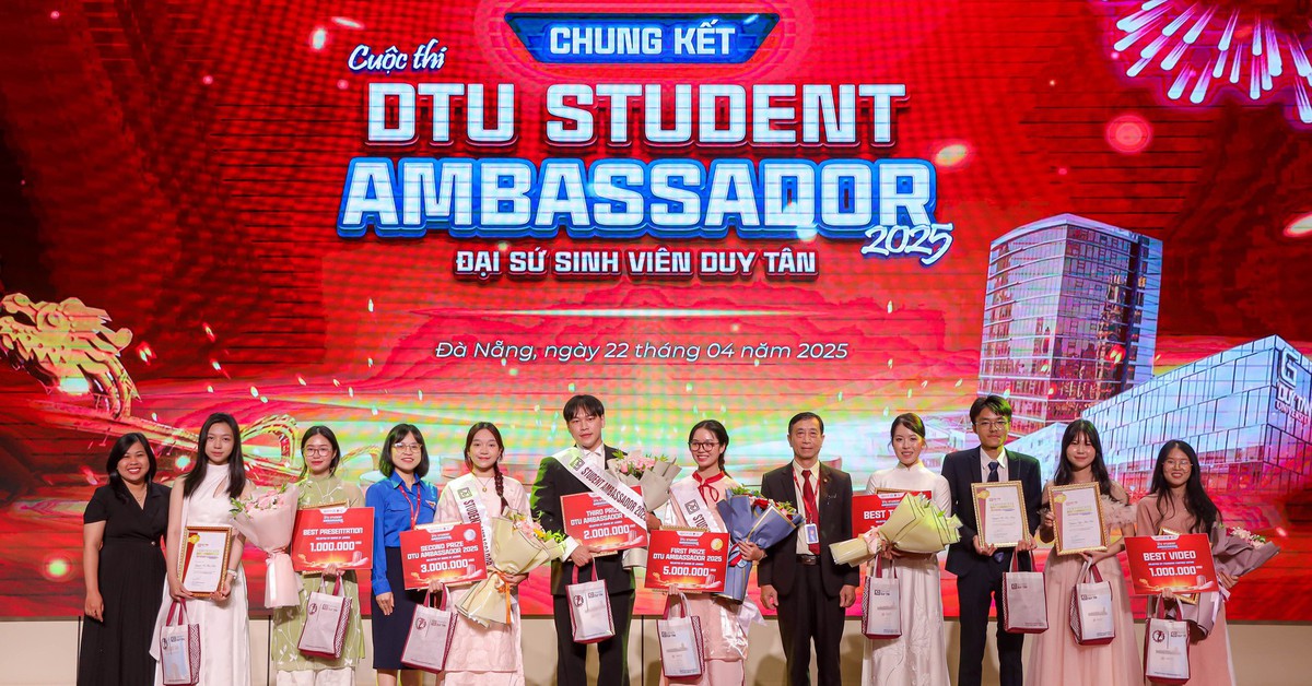 3 đại sứ sinh viên ĐH Duy Tân 2025 tài năng