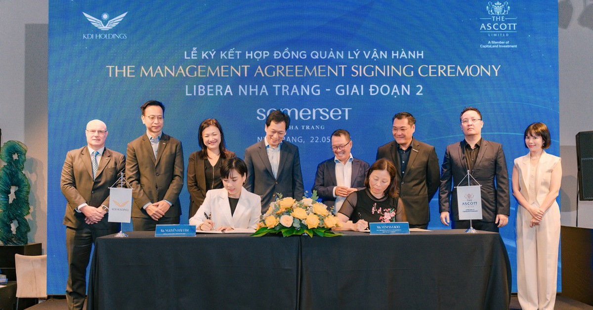 KDI Holdings bắt tay The Ascott Limited vận hành Somerset Nha Trang