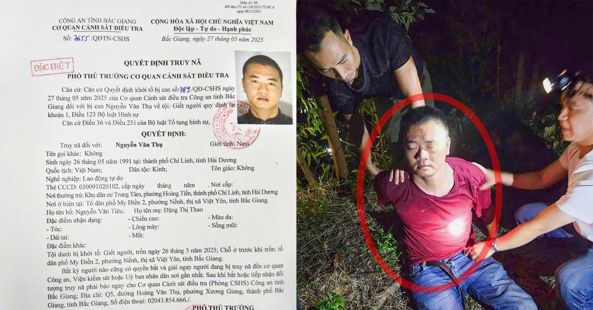 Bắt thủ phạm phóng hỏa khiến 6 ngôi nhà cháy rụi ở Bắc Giang