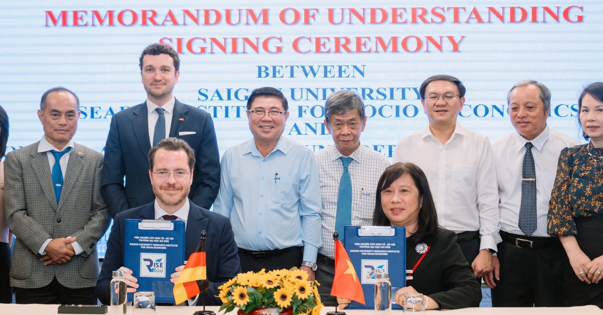 Viện Nghiên cứu kinh tế - xã hội Trường ĐH Sài Gòn hợp tác với Quỹ KAS của Đức
