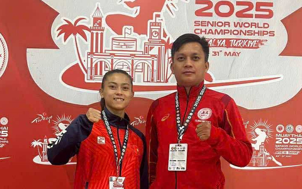 Huỳnh Hà Hữu Hiếu 2 lần liên tiếp vô địch muay Thái thế giới