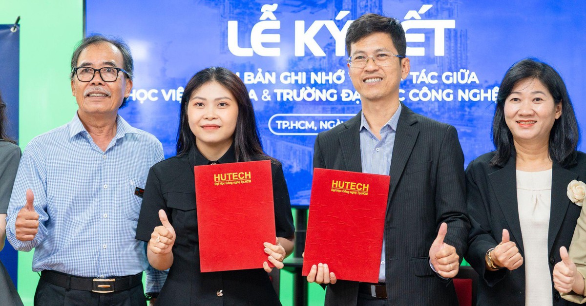 HUTECH khánh thành phòng thực hành ngành nghệ thuật số