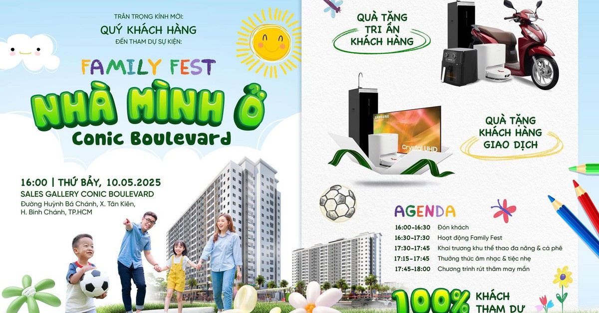 Mùa hè kết nối tại ‘Family Fest - Nhà mình ở Conic Boulevard’
