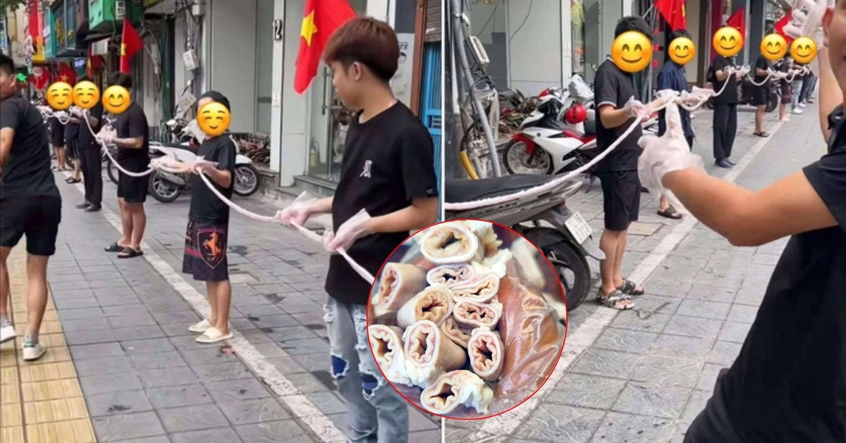 Hà Nội kiểm tra cơ sở 'khoe' lòng se điếu dài 40m trên mạng xã hội