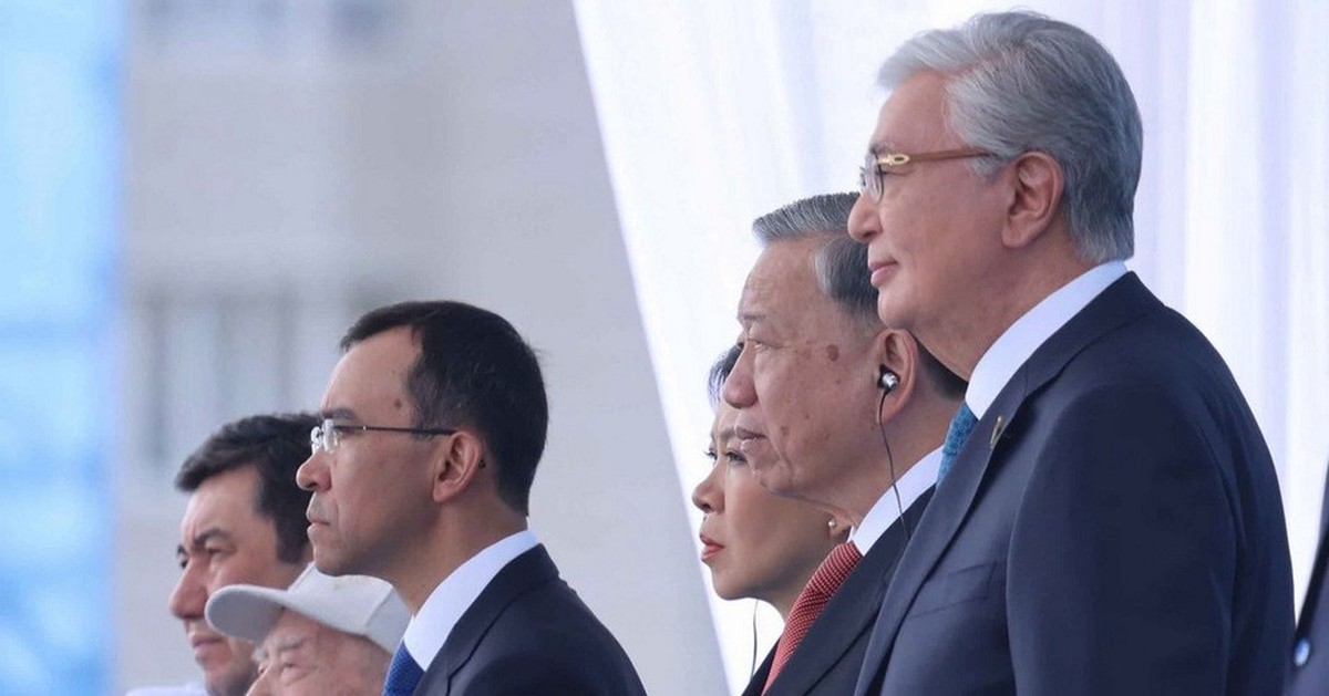 Tổng Bí thư Tô Lâm dự lễ duyệt binh kỷ niệm Ngày Chiến thắng tại Kazakhstan