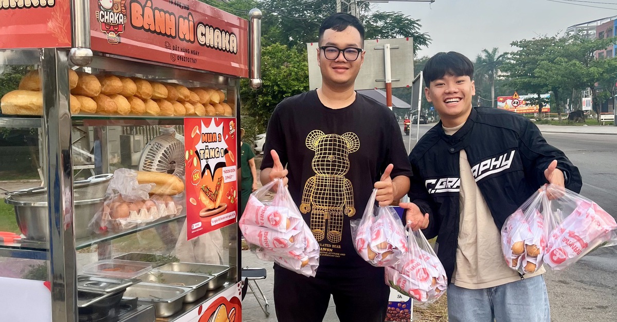 Sinh viên được hỗ trợ để đưa ý tưởng khởi nghiệp xe bán bánh mì ra đường phố