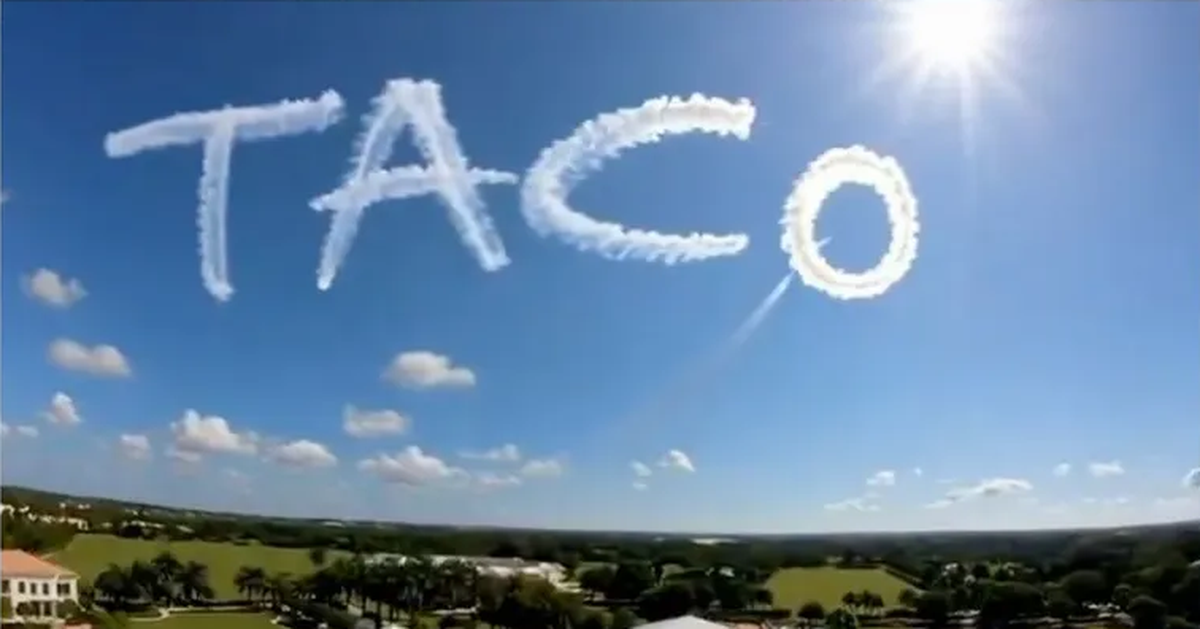Dòng chữ 'TACO' chế giễu ông Trump trong video, nghi ngờ do AI tạo ra?