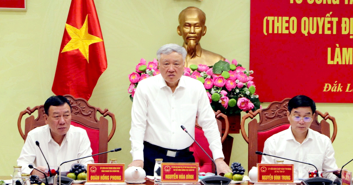Phó thủ tướng Nguyễn Hòa Bình yêu cầu Đắk Lắk giải quyết dứt điểm khiếu nại, tố cáo phức tạp
