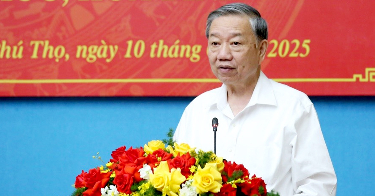 Tổng Bí thư: Hợp nhất ba tỉnh Phú Thọ, Vĩnh Phúc, Hòa Bình là bước ngoặt chiến lược