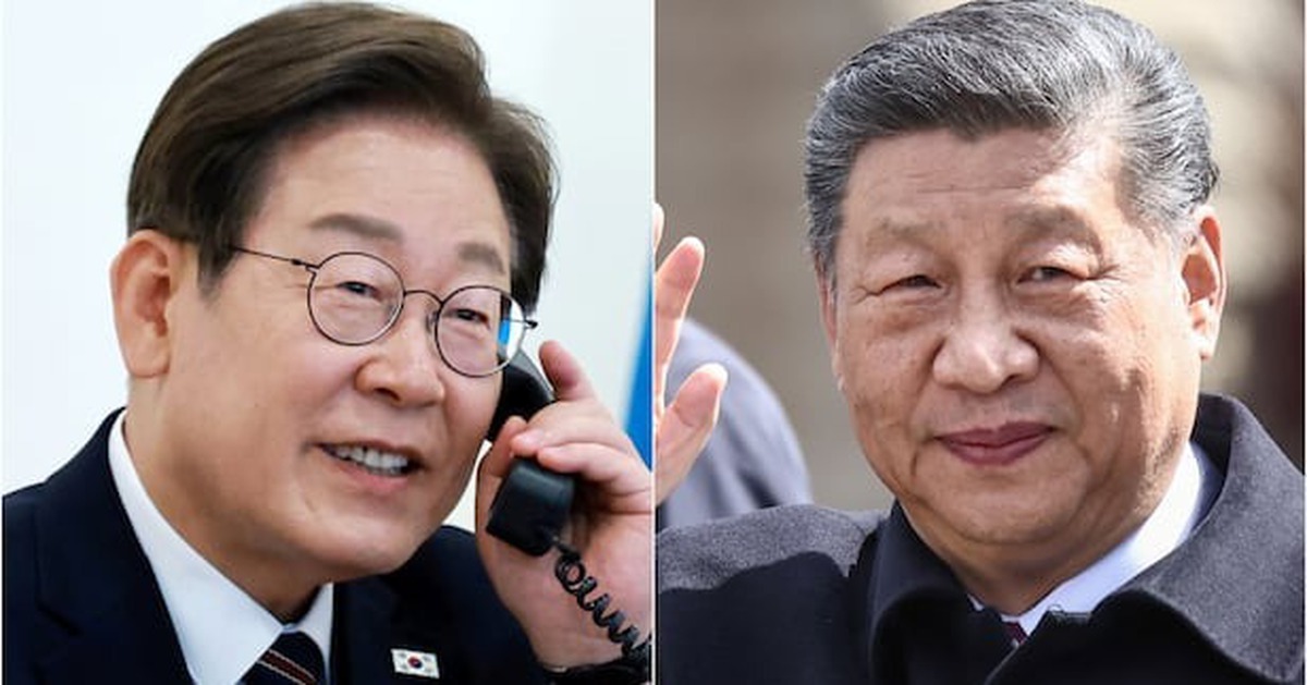 Tổng thống Hàn Quốc Lee Jae Myung điện đàm với ông Tập Cận Bình