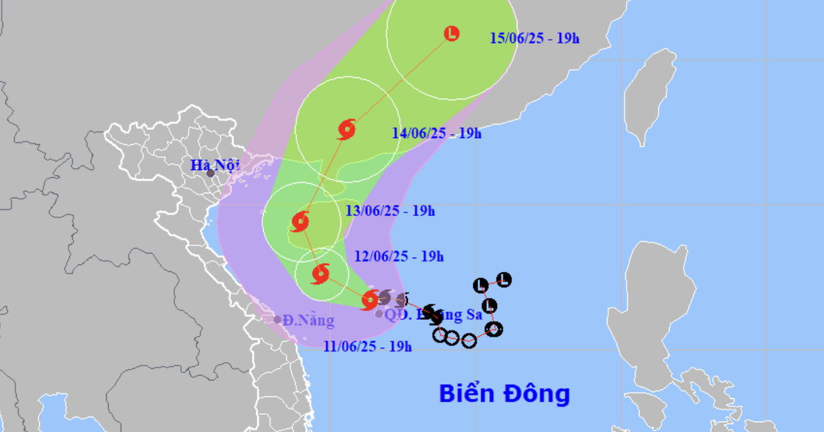 Bão số 1 vẫn có thể sẽ đi vào vịnh Bắc Bộ, cảnh báo gió giật cấp 11-12