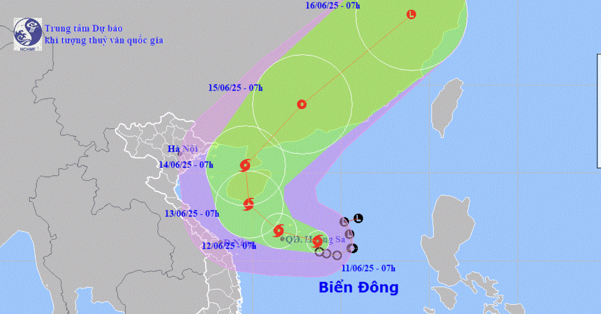 Áp thấp nhiệt đới mạnh lên thành bão