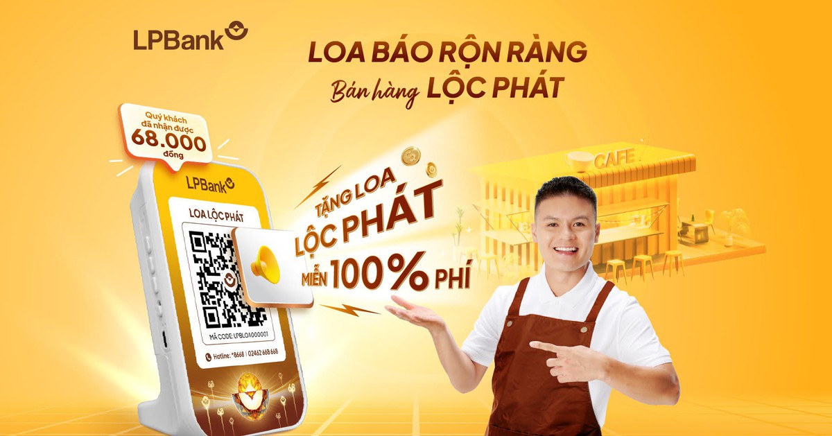 LPBank ra mắt Loa Lộc Phát: Trợ thủ đắc lực báo tin tiền về cho chủ shop