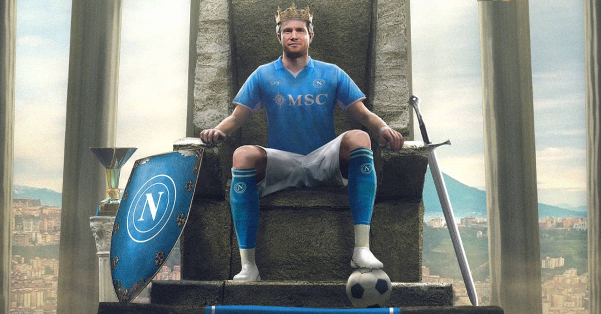 Kevin De Bruyne trở thành 'nhà vua' ở Napoli, sau khi chia tay với Man City