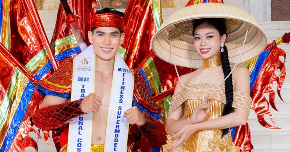 Tiến Đạt, Phi Khanh đoạt giải thưởng đầu tiên tại Hoa hậu và Nam vương Siêu mẫu Thể hình Thế giới