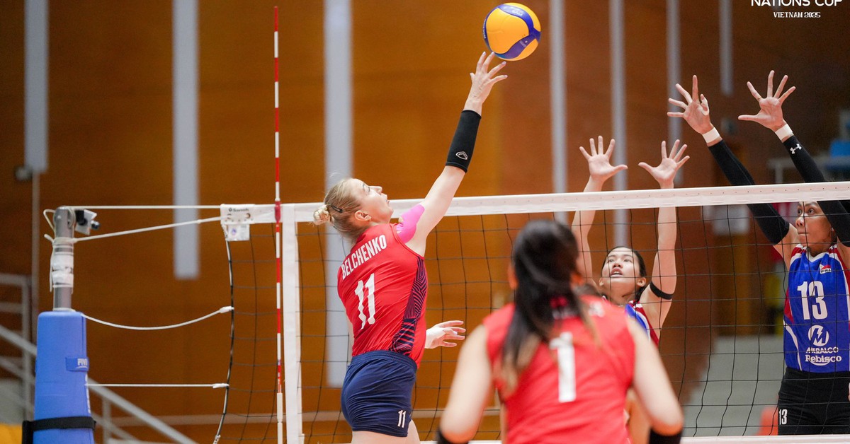 Xác định 4 đội góp mặt tại bán kết Giải bóng chuyền nữ AVC Nations Cup 2025
