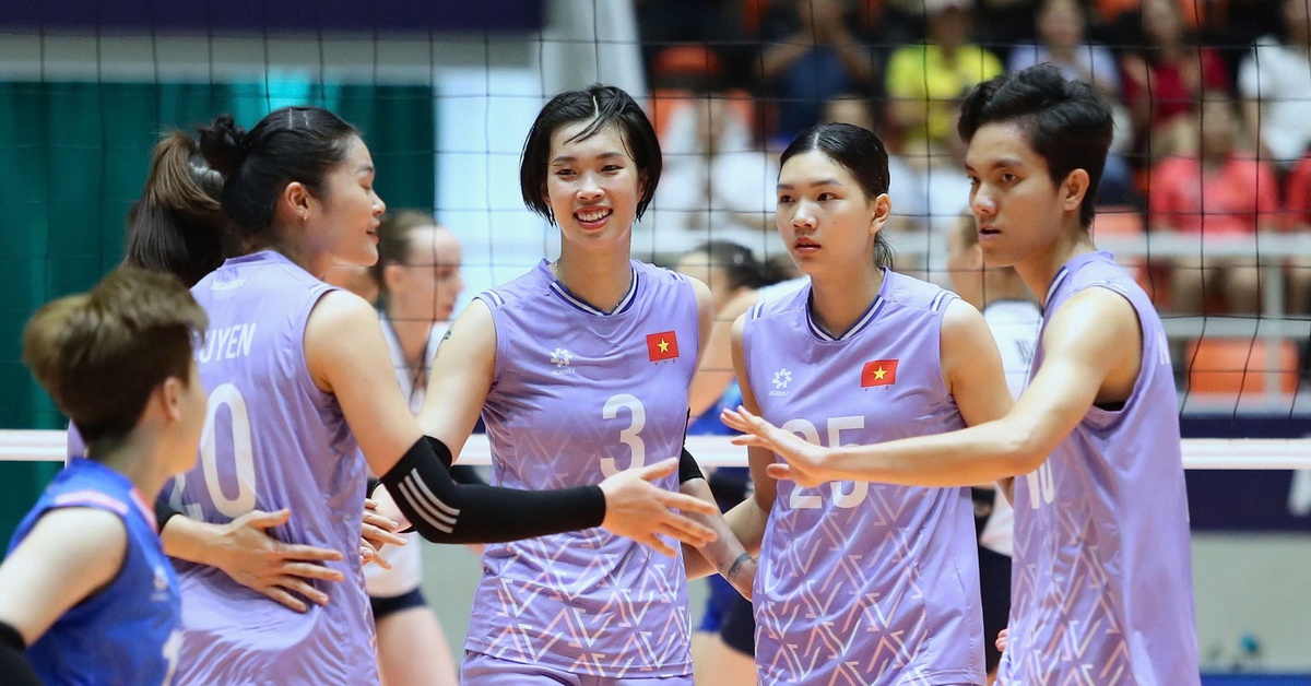 Áp đảo Kazakhstan, bóng chuyền nữ Việt Nam lần thứ 3 liên tiếp vào chung kết AVC Nations Cup