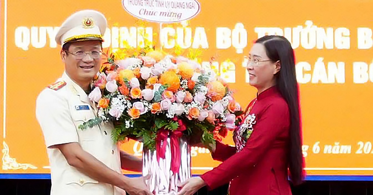 Đại tá Hồ Song Ân giữ chức giám đốc Công an tỉnh Quảng Ngãi