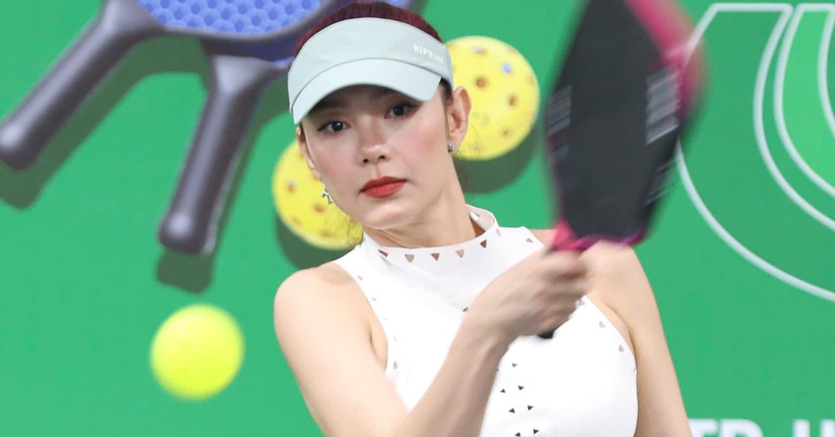 Sao Vbiz tranh tài với phóng viên ở giải pickleball báo Người Lao Động