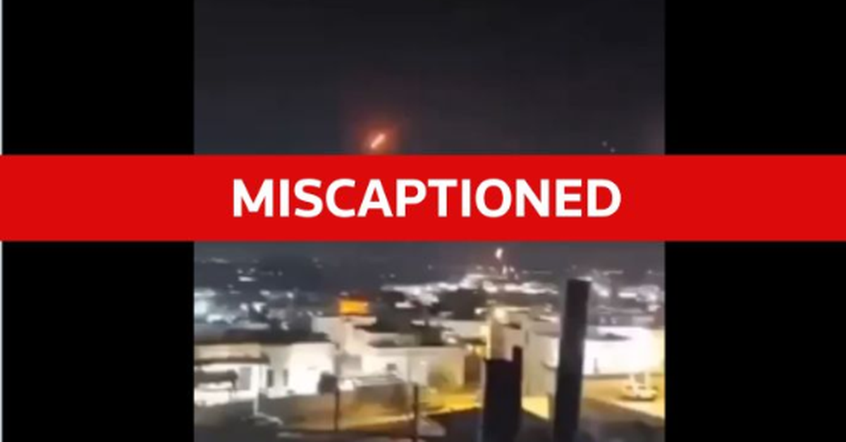 Video Israel tấn công tên lửa vào Iran giữa xung đột gần đây là sai sự thật