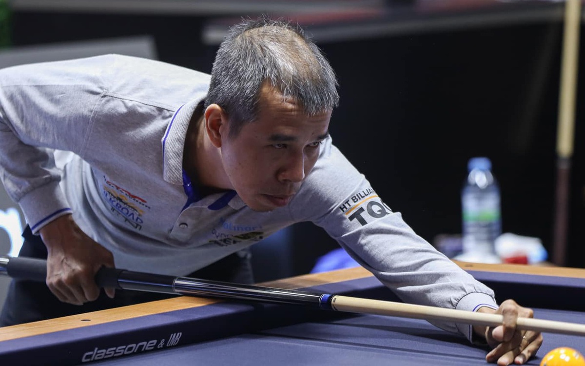 Thua chung kết, Trần Quyết Chiến lỡ hẹn World Cup billiards Ankara