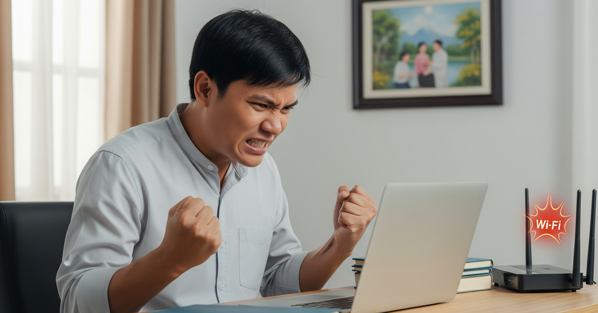 Vì sao WiFi lúc nhanh lúc chậm dù bạn ngồi yên một chỗ?