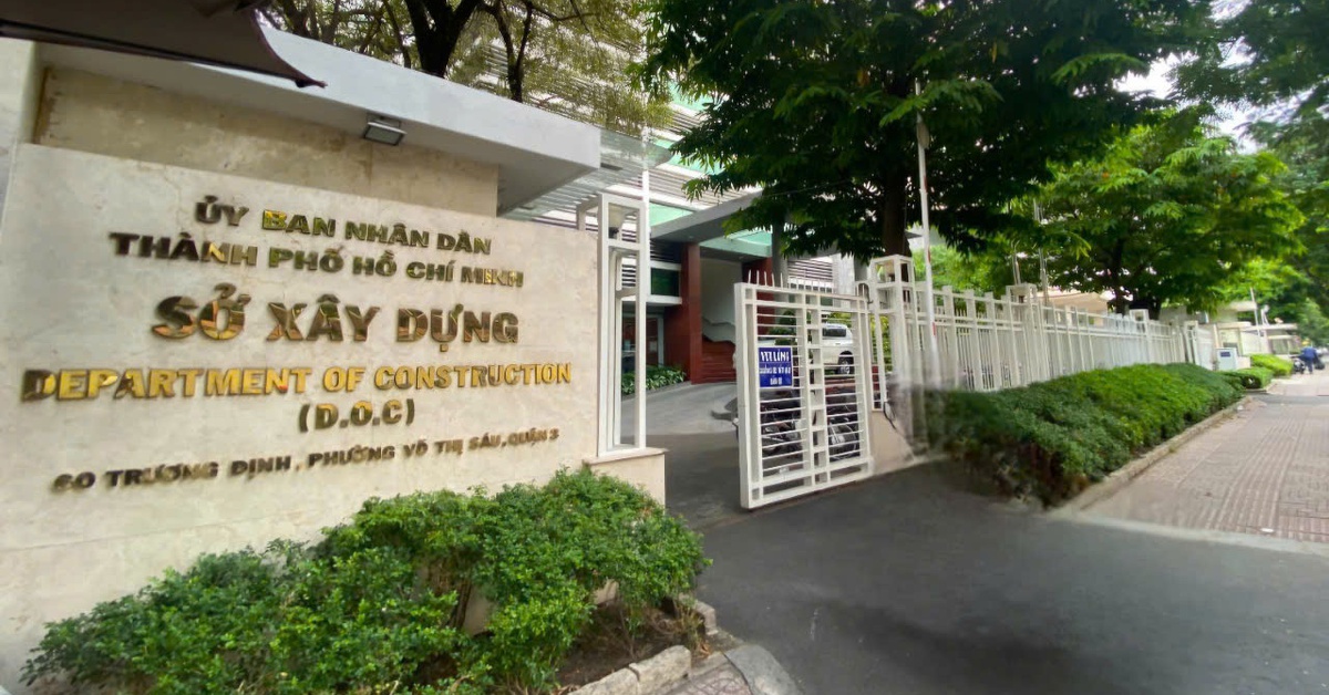 Trình đề án thành lập Sở Xây dựng TP.HCM hợp nhất