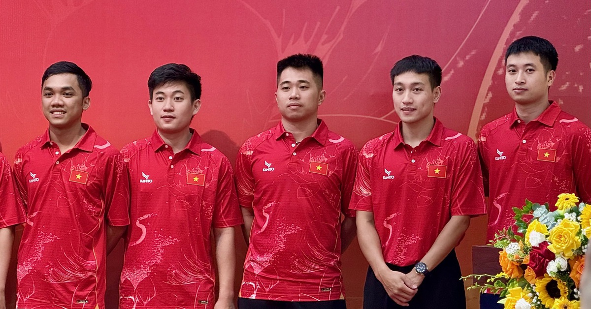 Đội tuyển bóng bàn Việt Nam có trang phục thi đấu mới