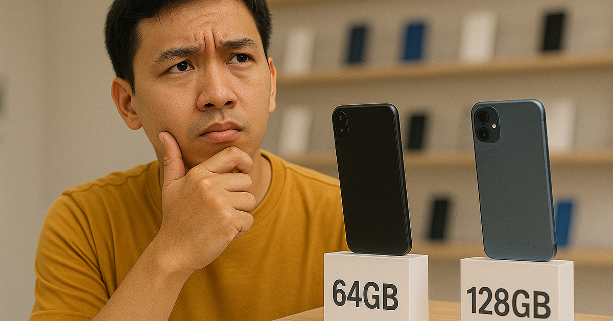 Vì sao dung lượng điện thoại thường là 64GB, 128GB mà không phải con số khác?