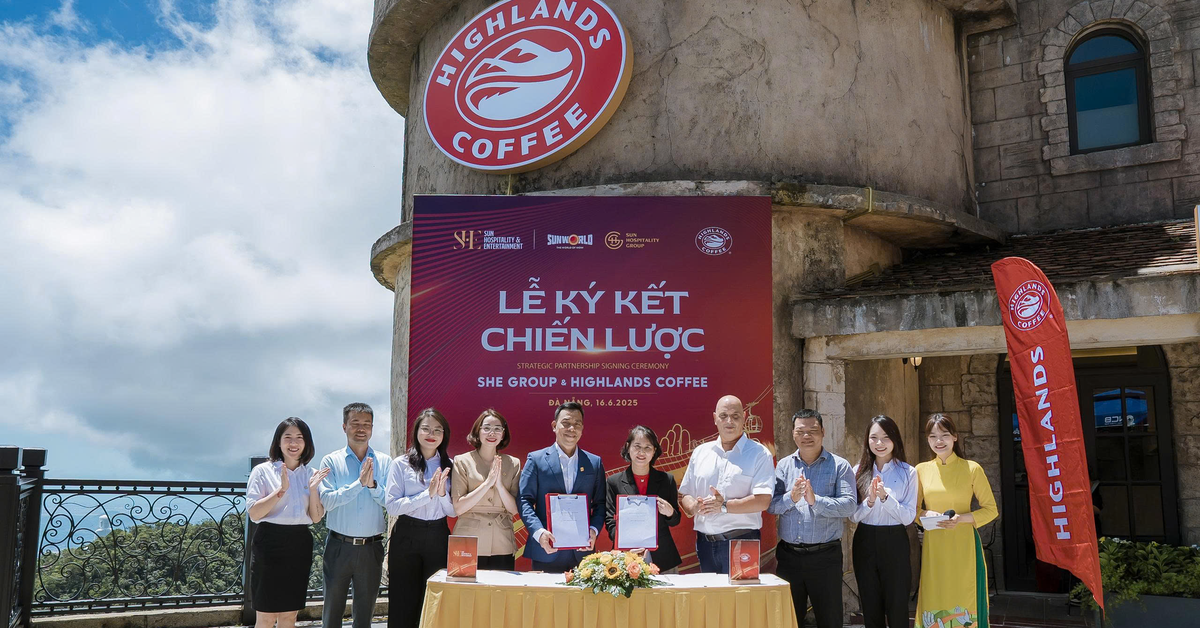 Sun Group ký kết mở chuỗi café Highlands trên hệ thống khu du lịch