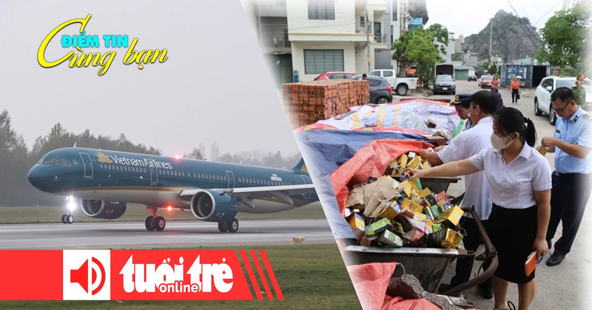 Điểm tin 18h: Mưa bão ảnh hưởng cả ngàn chuyến bay; Phát hiện siro, yến sào vứt ngoài bãi rác