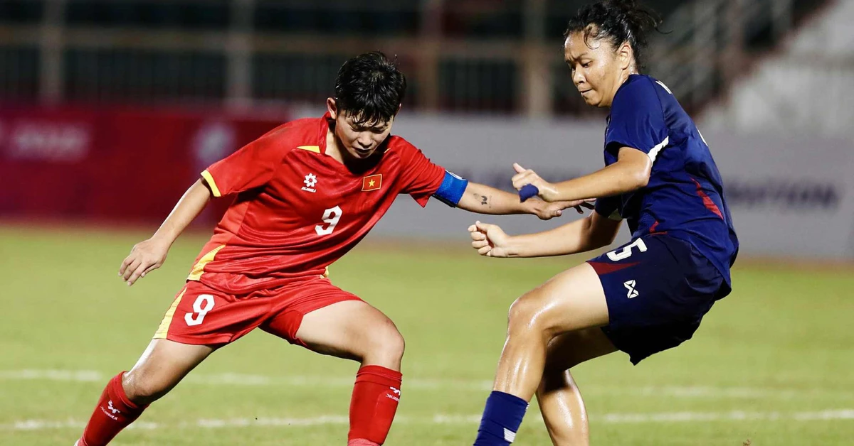 U19 nữ Việt Nam - U19 nữ Thái Lan (hiệp 2) 1-3: Phatcharaphorn nâng tỉ số