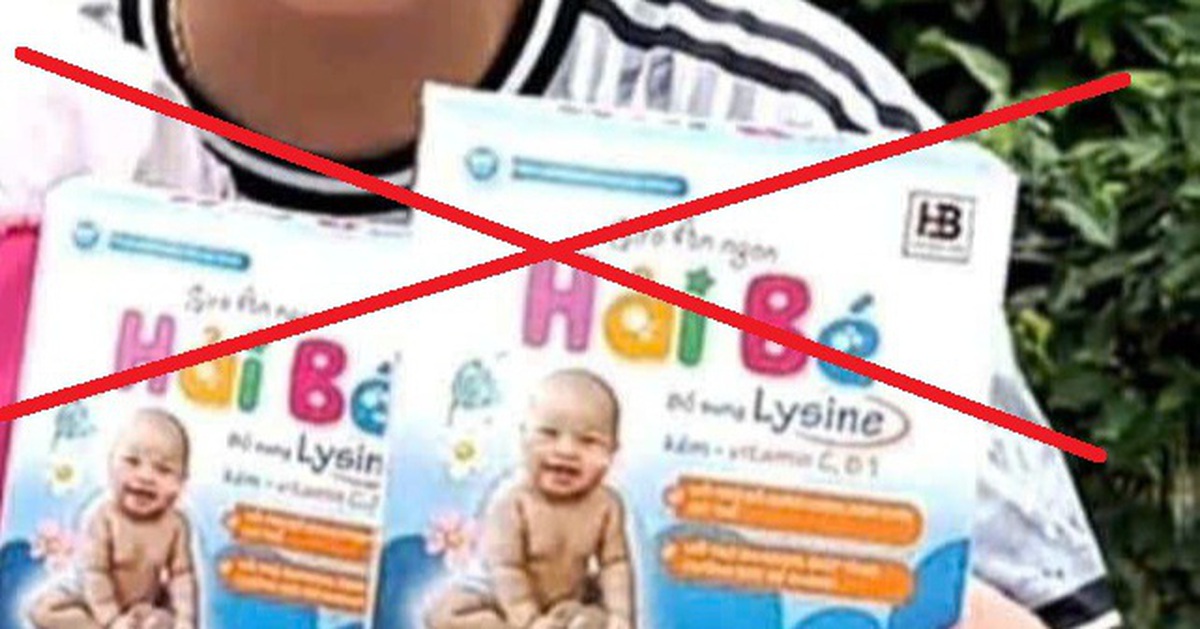Đề nghị thu hồi Siro ăn ngon Hải Bé sau 4 ngày Hải Sen bị khởi tố