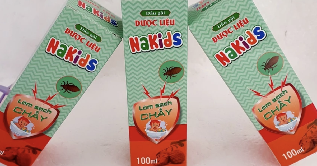 Tới lượt thu hồi toàn quốc 'dầu gội dược liệu Nakids làm sạch chấy'