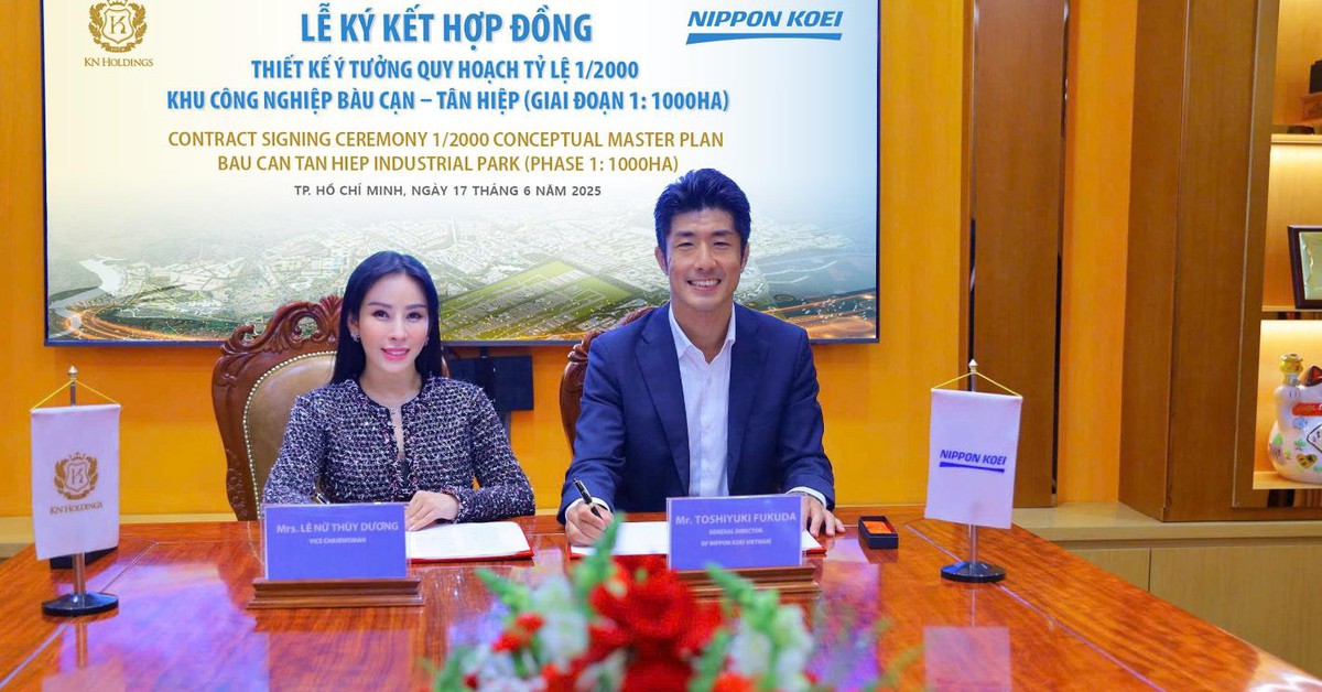 Công ty cổ phần KCN Tân Hiệp ký kết hợp đồng tư vấn quy hoạch KCN Bàu Cạn - Tân Hiệp với Nippon Koei