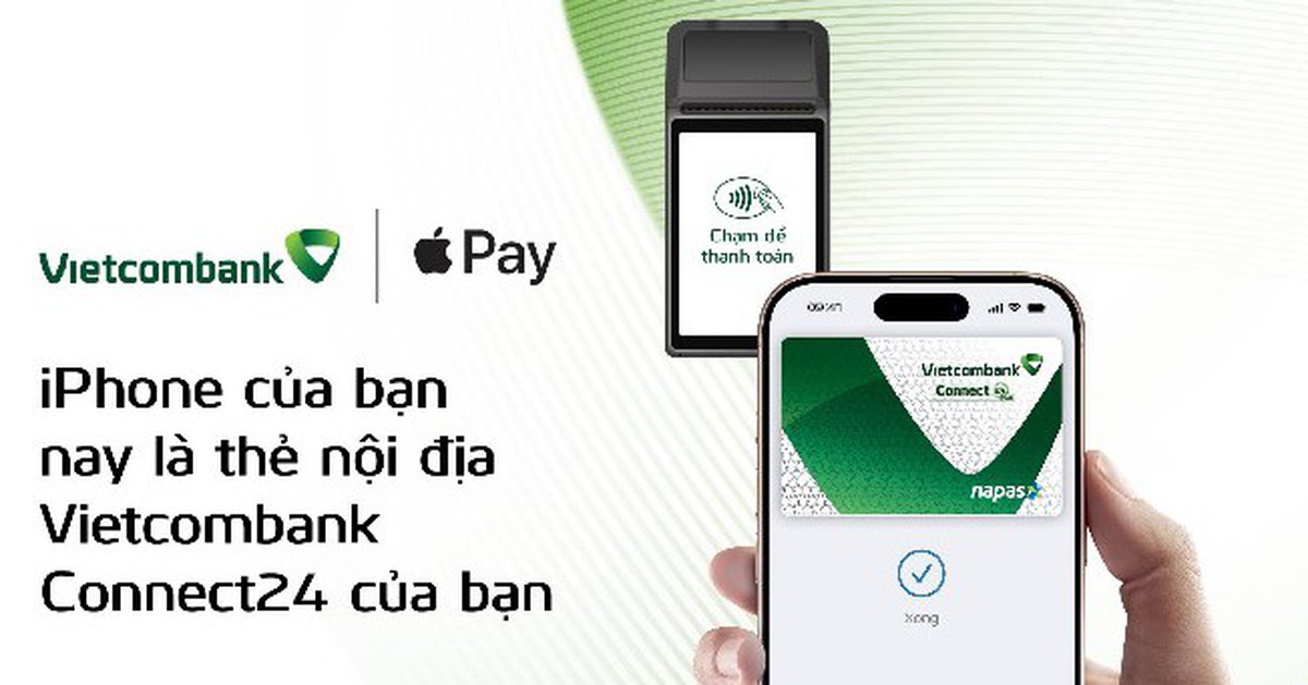 Giới thiệu Apple Pay đến chủ thẻ nội địa Vietcombank Connect24