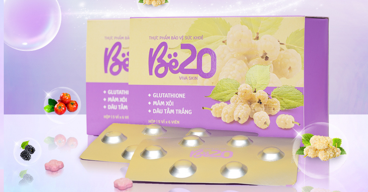 Be20 Viva Skin - Thực phẩm bảo vệ sức khỏe hỗ trợ sáng da từ bên trong