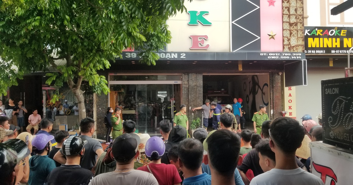 Cháy quán karaoke, một khách hàng ngủ quên tử vong