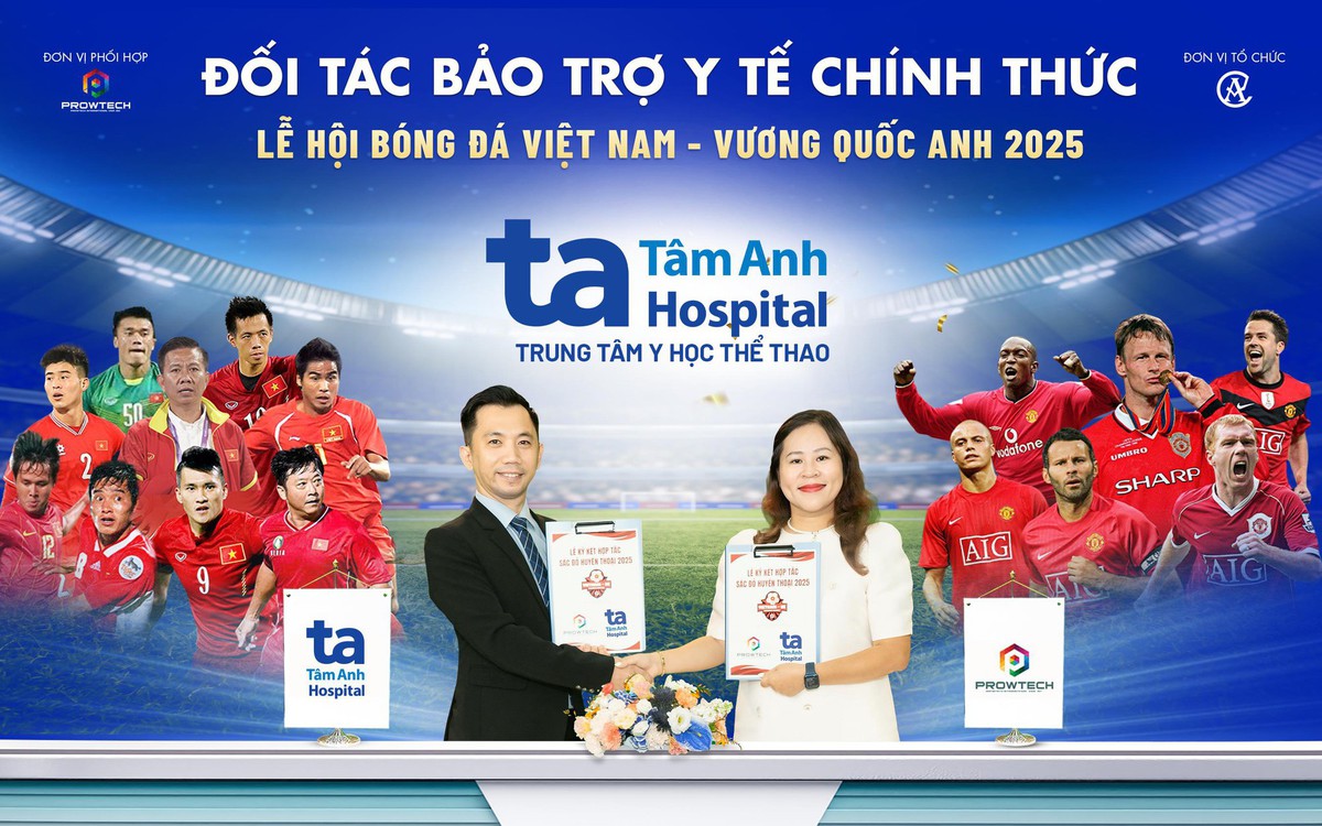 Bệnh viện Tâm Anh vinh dự bảo trợ y tế cho biệt đội 'Quỷ đỏ' đến Việt Nam