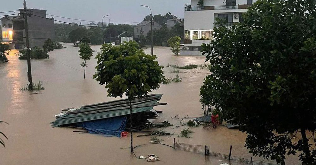 Nguyên nhân gây mưa lớn ở Bắc Bộ khiến Thái Nguyên lụt nặng