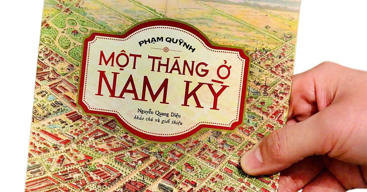 Một tháng ở Nam Kỳ của Phạm Quỳnh