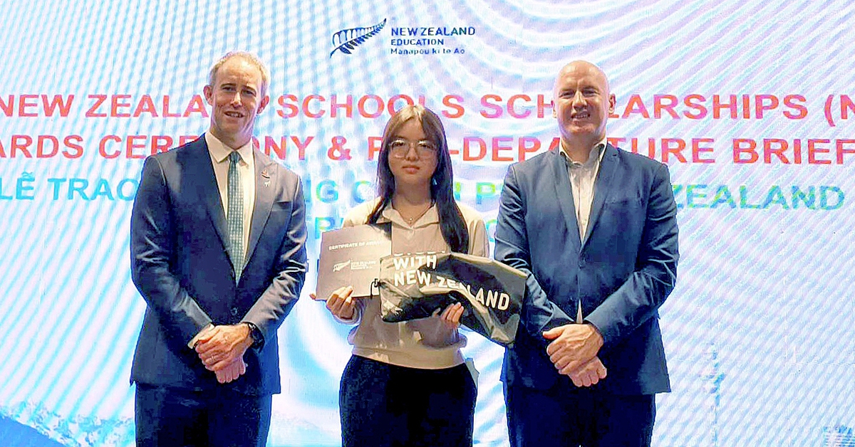 New Zealand trao học bổng Chính phủ dành riêng cho học sinh trung học Việt Nam