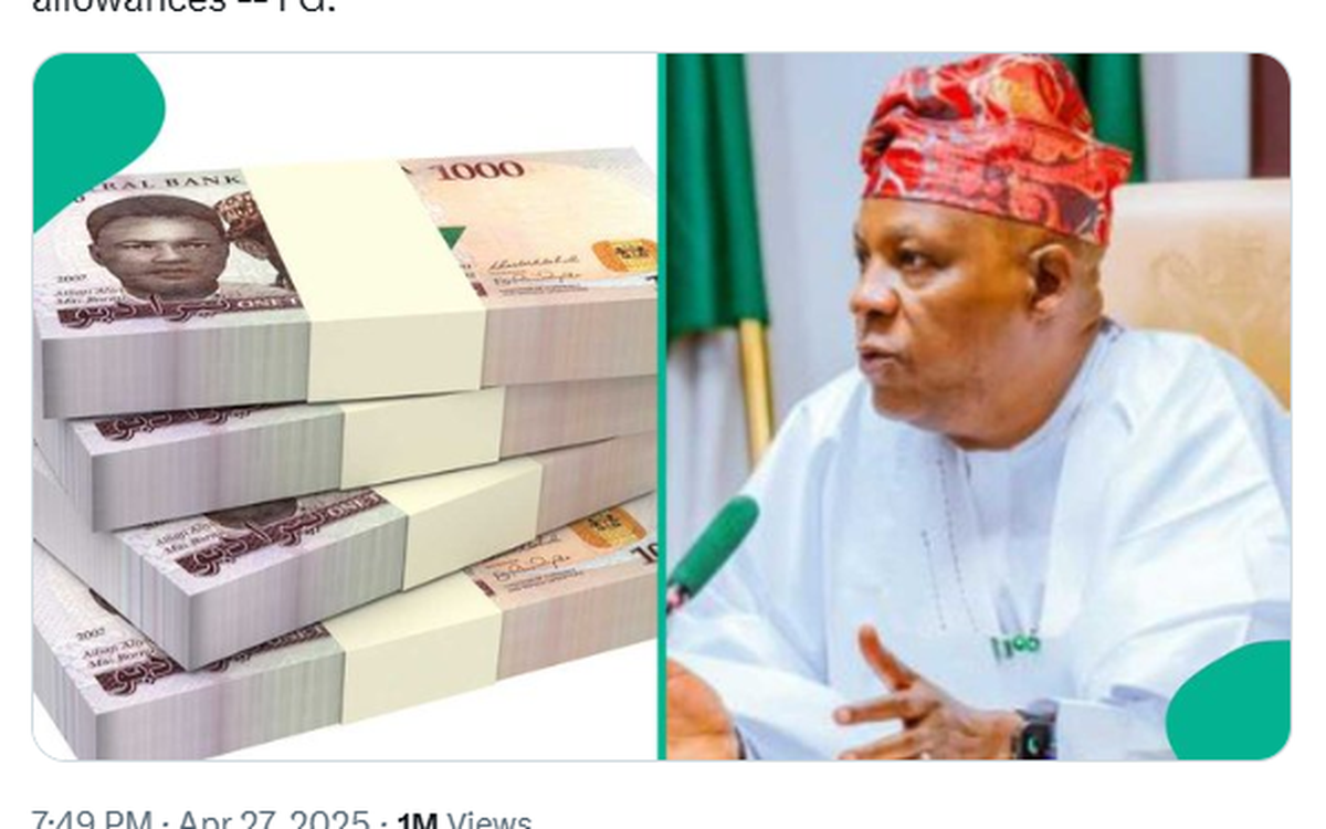 Lương của Phó tổng thống Nigeria khoảng hơn 200 triệu đồng mỗi năm?