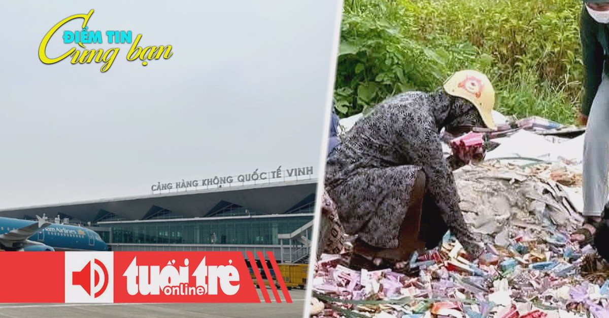 Điểm tin 18h: Đóng cửa sân bay Vinh 6 tháng; 'Bãi rác son’ bị nhặt sạch sau 30 phút
