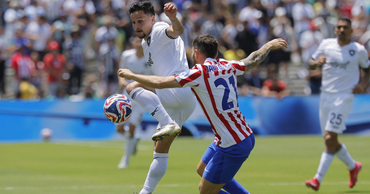 Atletico Madrid - Botafogo (hiệp 1) 0-0: Atletico bị từ chối phạt đền