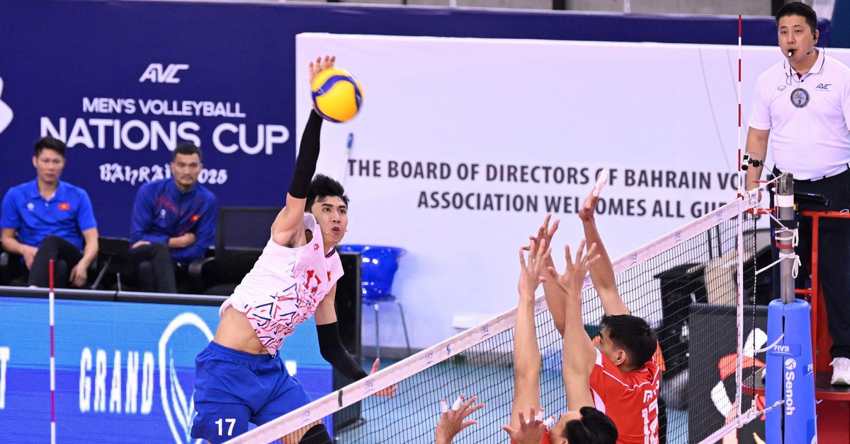 Lịch trực tiếp bóng chuyền AVC Nations Cup 23-6: Việt Nam đấu Đài Bắc Trung Hoa