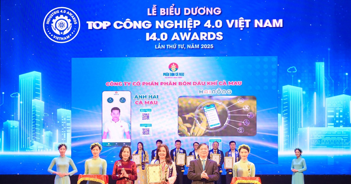PVCFC đạt cú đúp giải thưởng Industrie 4.0 Awards 2025