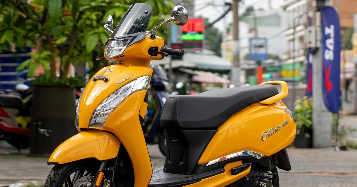 Xe tay ga TVS Callisto 125 ở Việt Nam giảm giá gần 10 triệu đồng, đấu Honda Lead bằng giá ngang Wave