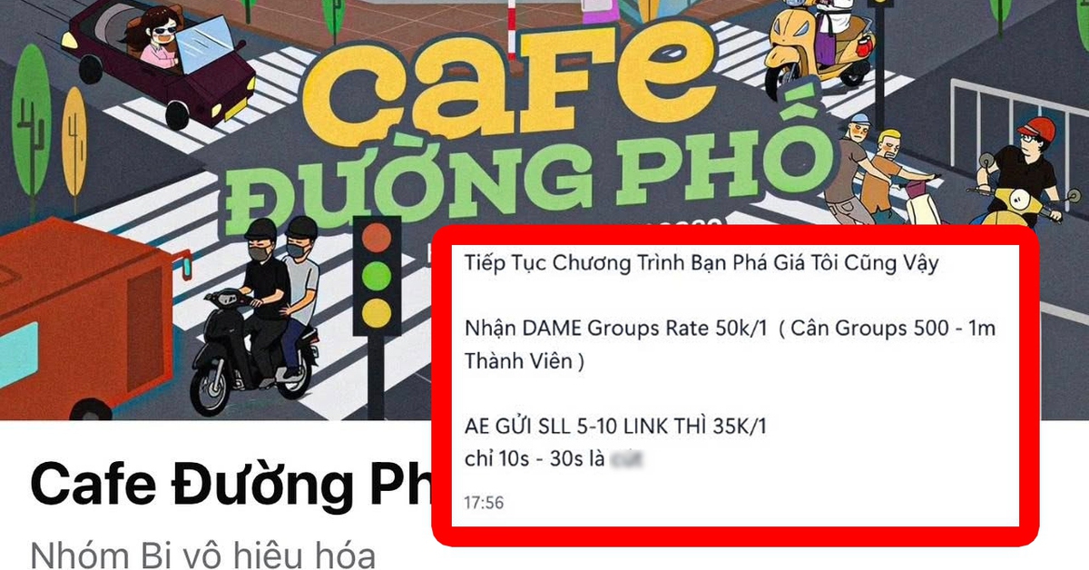Nhiều đối tượng nhận làm ‘bay màu’ fanpage trên Facebook với giá 35.000 đồng