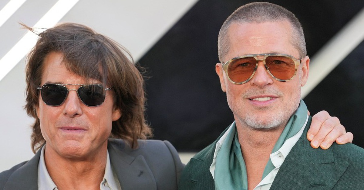 Brad Pitt - Tom Cruise tái ngộ trên thảm đỏ ra mắt phim F1 sau 24 năm